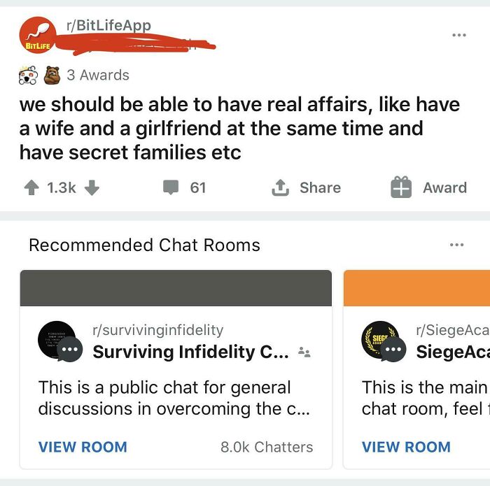 Infidelity? No Problem!