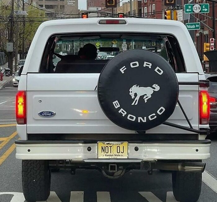 "Not OJ" License Plate