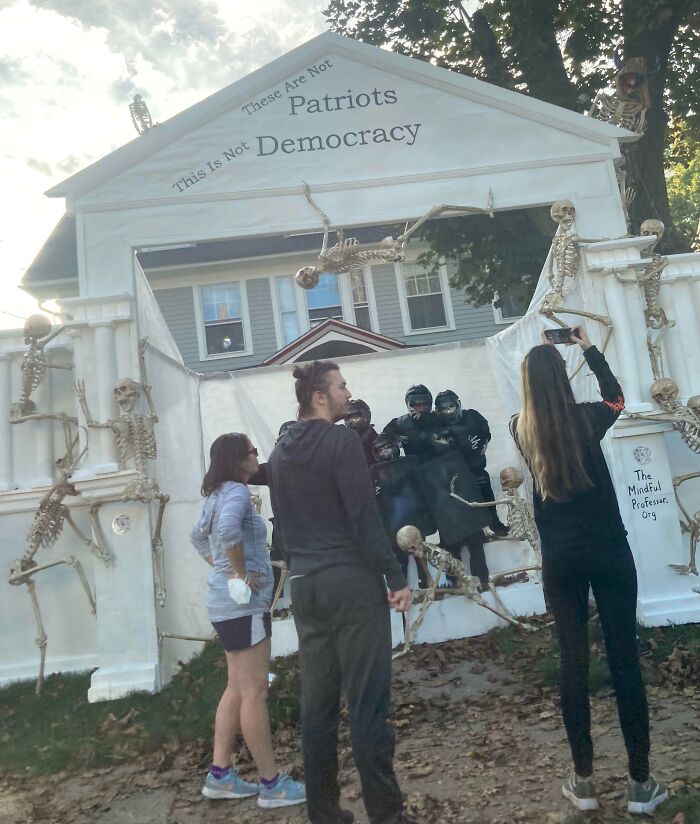 Halloween Decorations In My Hometown