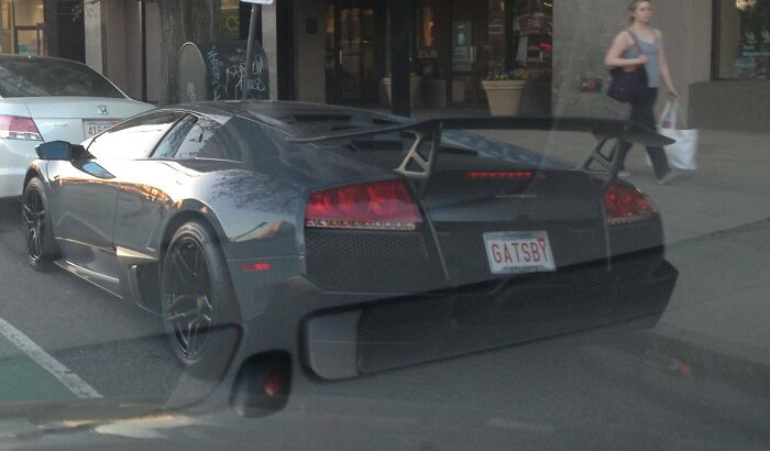 The License Plate Says It All