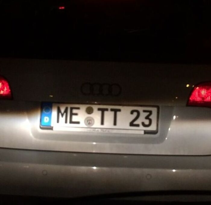 A True German License Plate