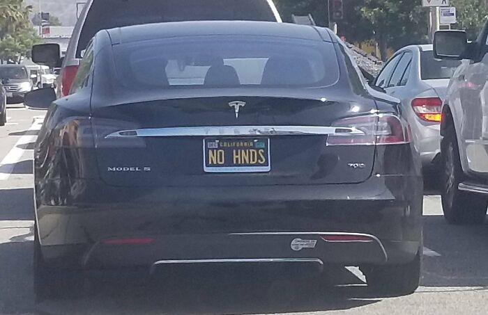 Cheeky License Plate