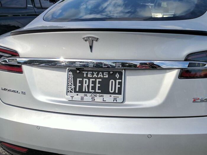 Best Use Of A Vanity Plate In Texas I've Ever Seen