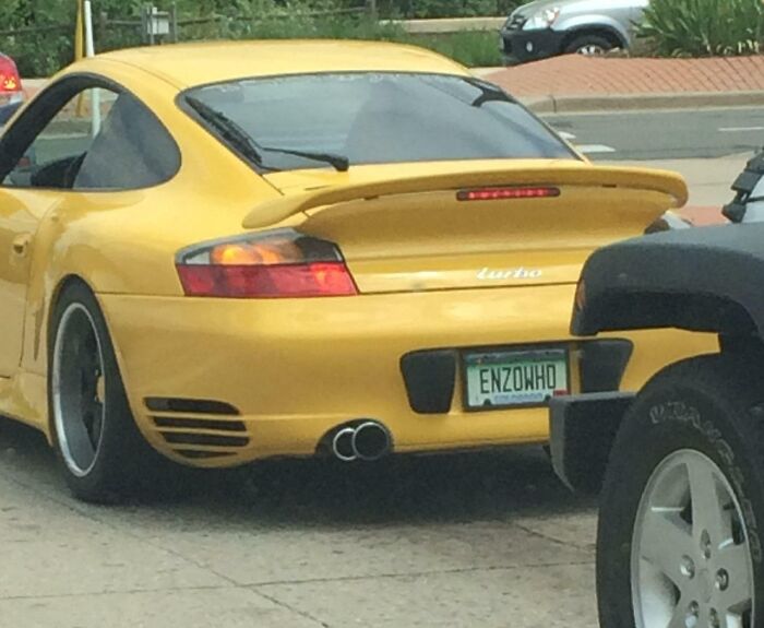 Good Looking Porsche With A Great Vanity Plate
