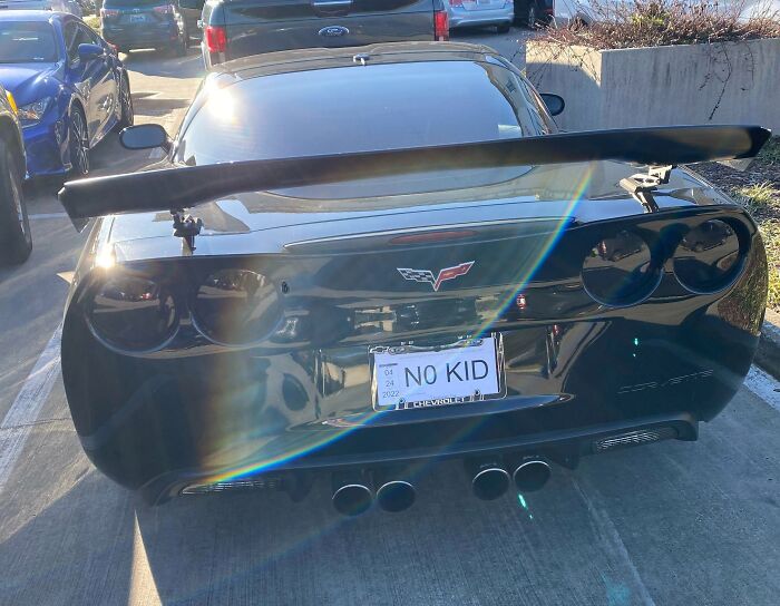 I Was Looking At The Car And Then I Saw The License Plate