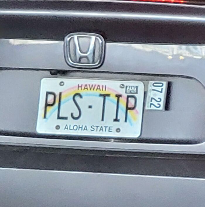 My Uber Drivers License Plate