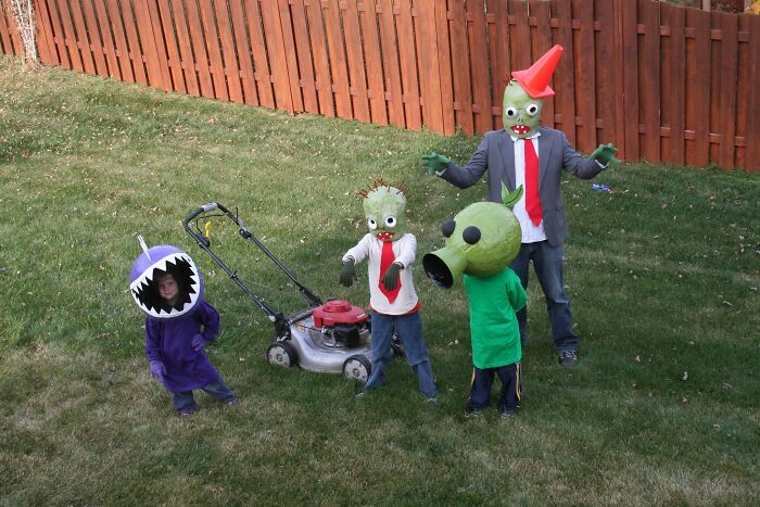 My And My Kids' Halloween Costumes 10 Years Ago