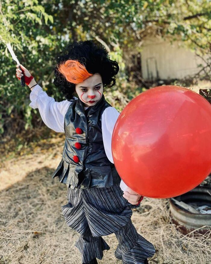 Our Daughter Invented Sweeneywise For Her Halloween Costume This Year
