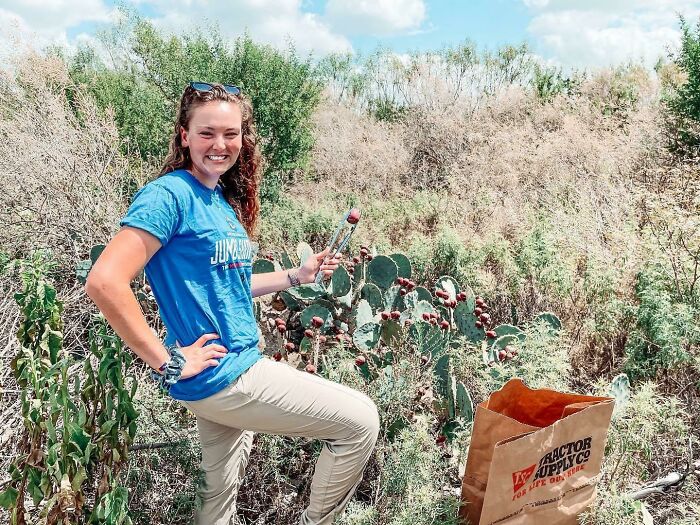 I Always Get Jealous About All The Mushroom Picking That I Can’t Do In South Texas But At Least I Get Prickly Pear!