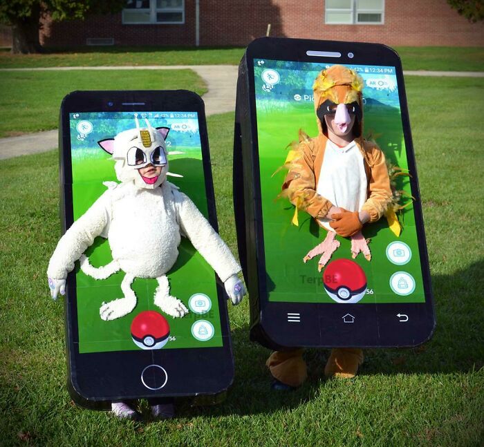 My Kids Love Pokemon Go, So I Made Them Halloween Costumes