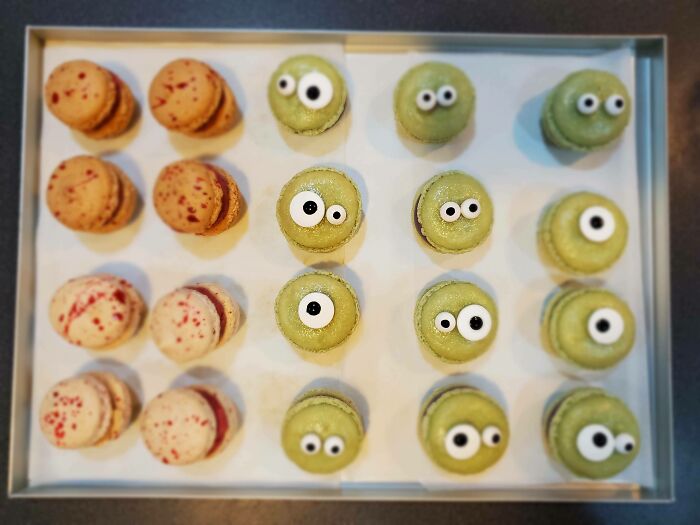Macarons For My Daughter's Halloween Party On Sunday