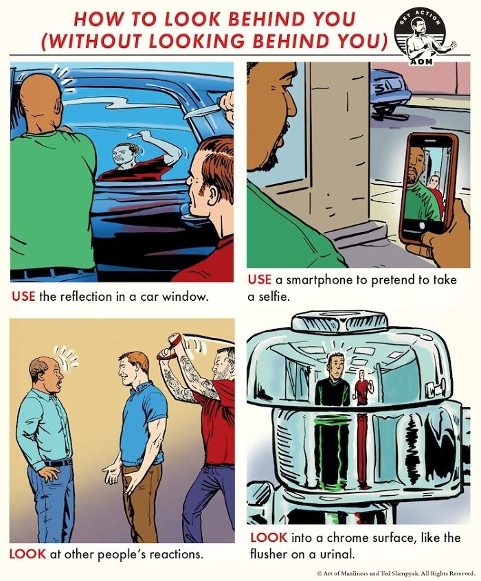 How To Look Behind You (Without Looking Behind You)