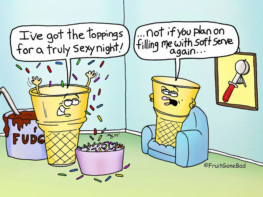 New Hilariously Inappropriate Comics From ‘Fruit Gone Bad’ (Interview With Author)