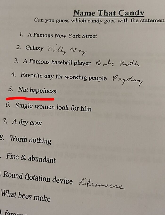 Interesting Way To Describe An Almond Joy