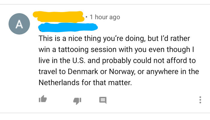 Tattoo Artist Based Out Of Oslo Is Giving Away Her New Merch On Youtube