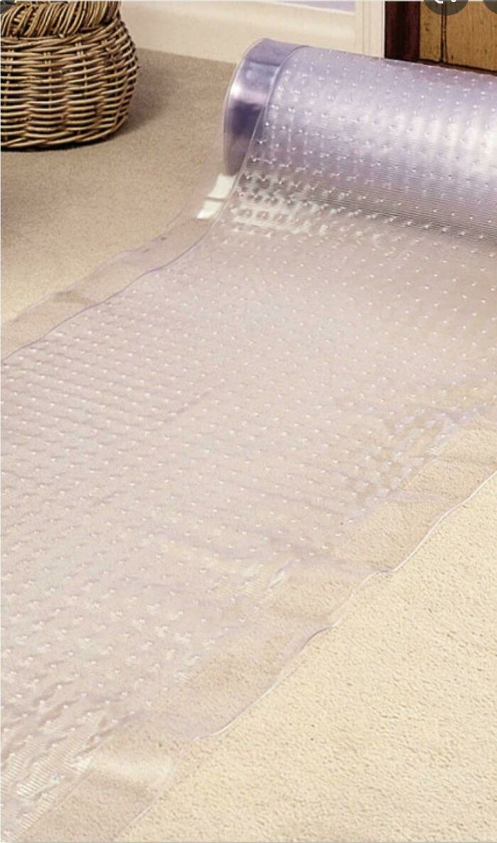 Anyone Else Remember This S**te? My Auntie Had It And It Always Confused Me Like Who Is She Protecting The Carpet For?