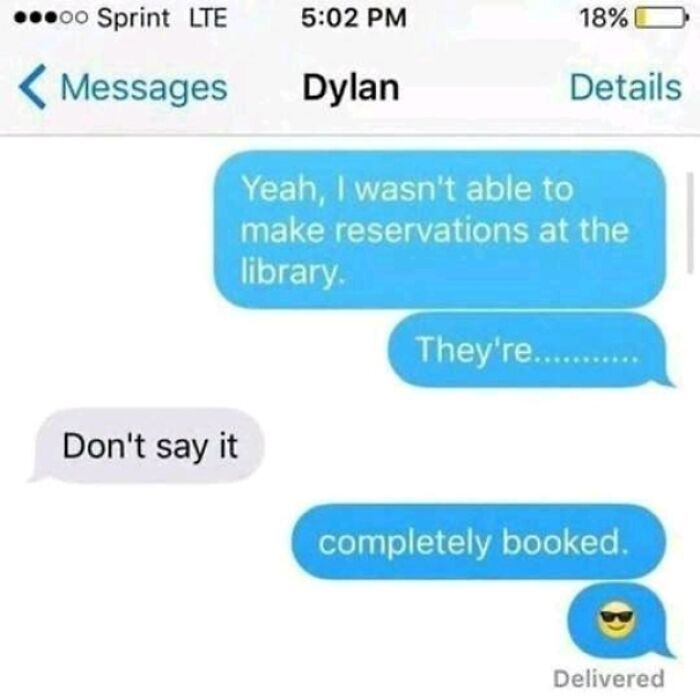 I'd Say That's Some Good Shelf-Awareness He Got There