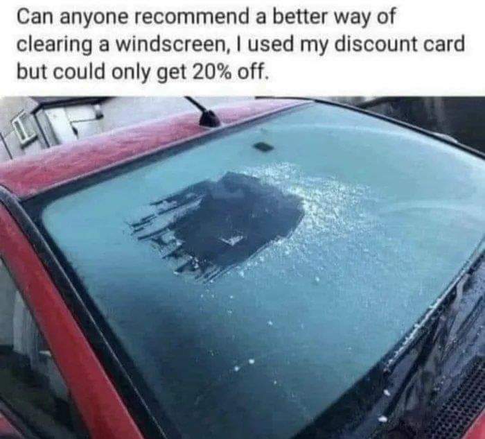 Clearing A Windscreen