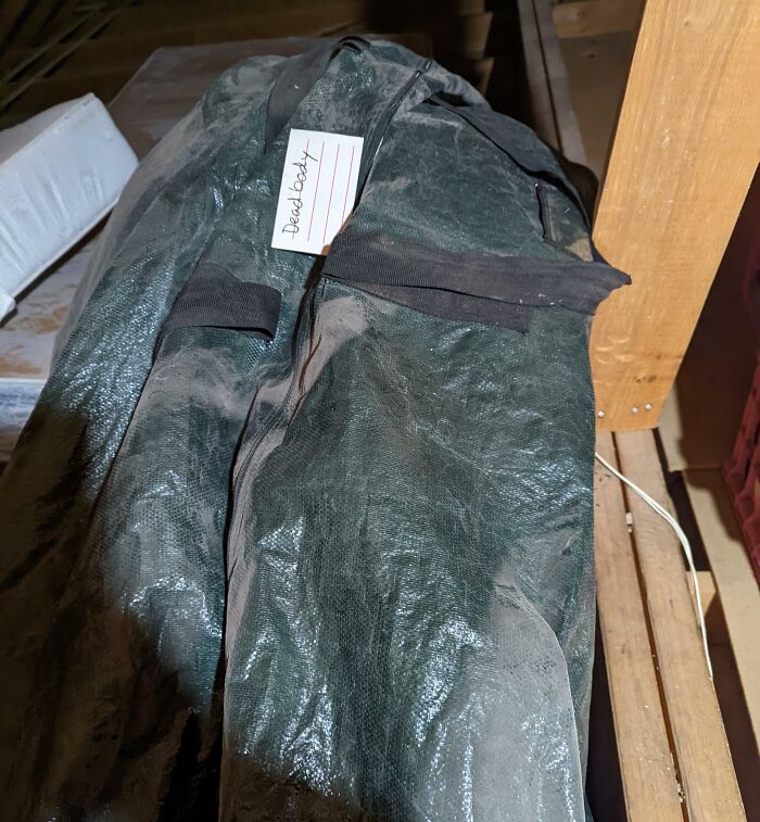 The Previous Owner Of My New Home Left A Few Things In The Attic. This Card Slipped Out When I Moved The Bag