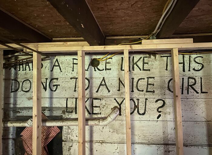 Basement Wall Of A Home For Sale In My Neighborhood. Only 2 Families Have Occupied This Residence Since 1817