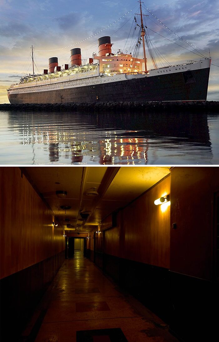 The Queen Mary ship and creepy inside