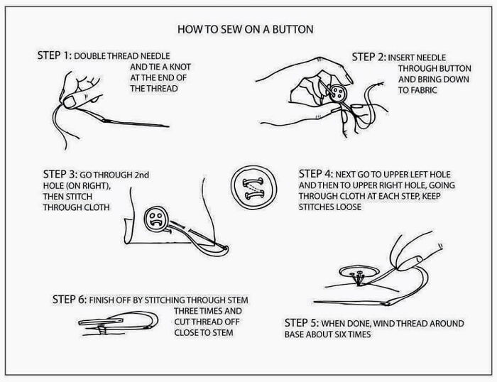 How To Sew A Button