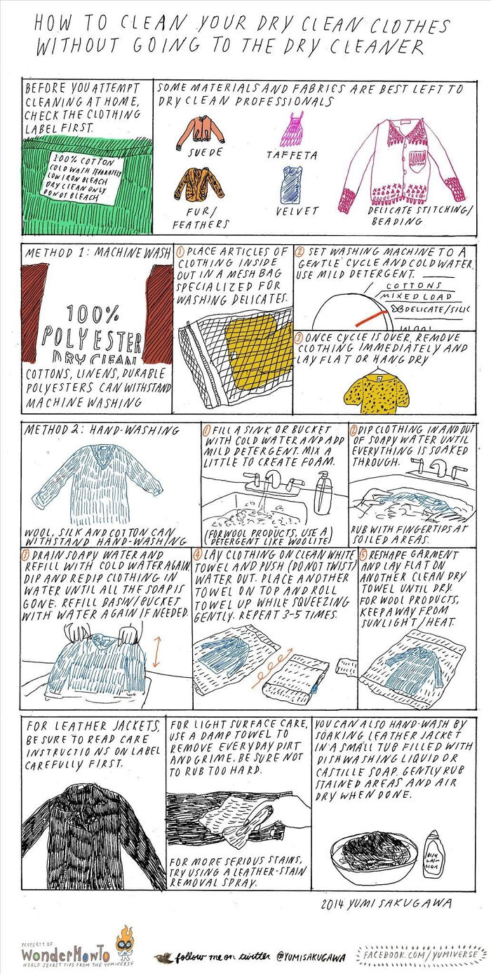 Dry Cleaning Clothes At Home!