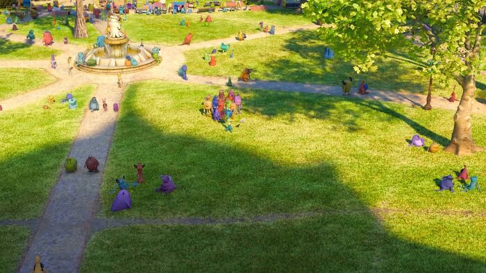 Desire Path Spotted On The Campus Of Monster's University