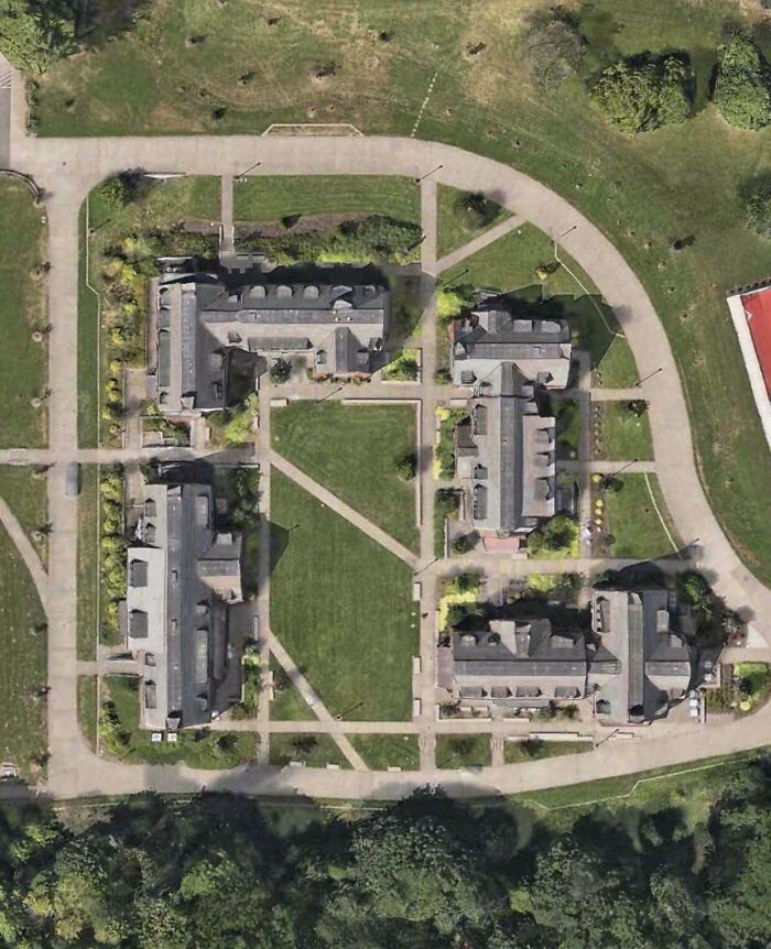 This College Paved Over The Desire Paths After Waiting A Year To See Where Mud Trails Formed