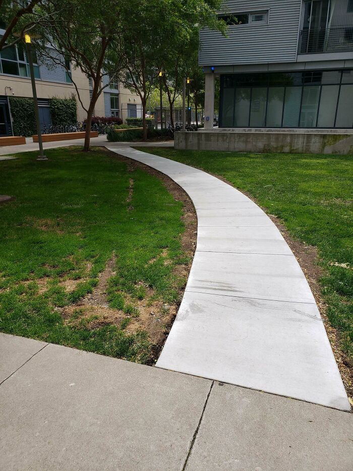My Apartment Turned A Desire Path Into An Official Path