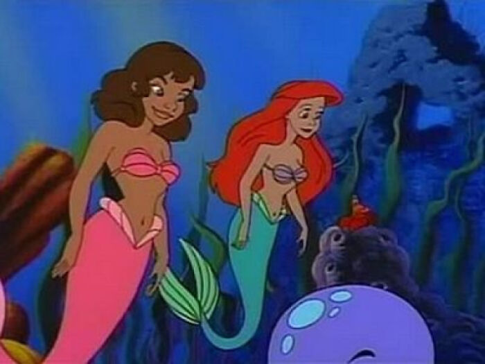 In The Little Mermaid (1991), Ariel Meets An African Mermaid From The Ivory Coast. This Is Because Mermaids Are Fictional And Can Be Black