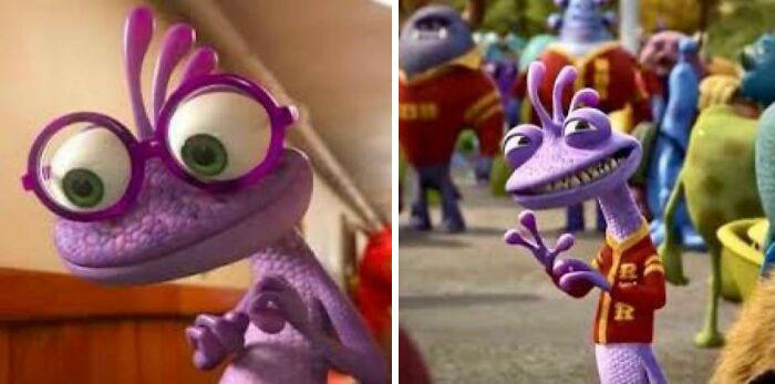In Monsters University (2013), Randall Is First Shown As A Nice And Respectful Man, But Then Joins A Fraternity And Becomes A Cold, Horrible Person And A Villain. This Is The Most Accurate Part Of The Film