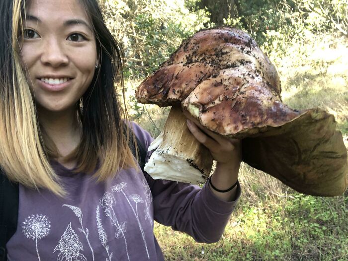 No es tan impresionante como en Francia, pero estoy muy contenta con el hallazgo de ayer de 2 kilos en California