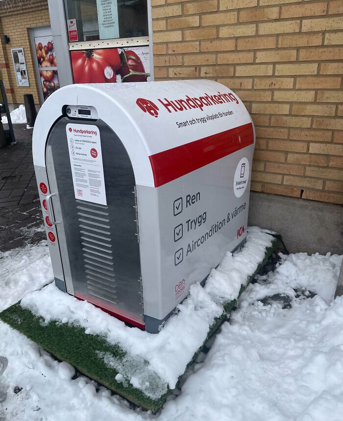 Heated Dog Parking While Shopping