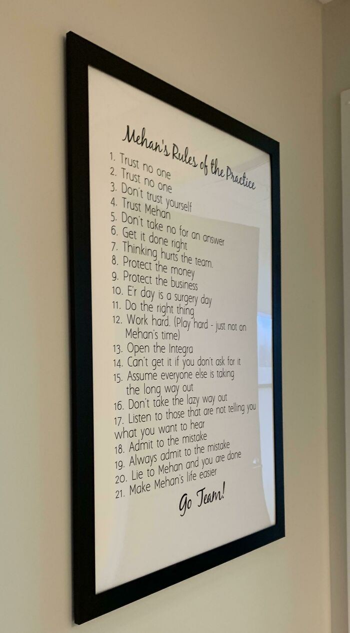 The Most Toxic S**t I've Ever Seen Hanging On An Office Wall