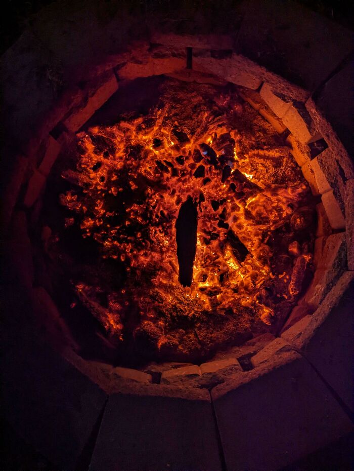 The Embers Of My Bonfire Look Like The Eye Of Sauron