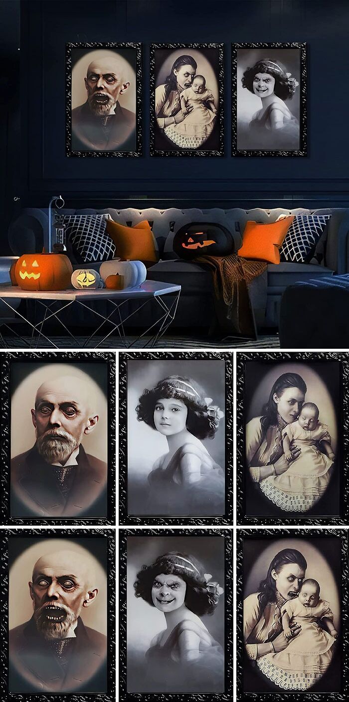 3D Changing Faces, Moving Portraits