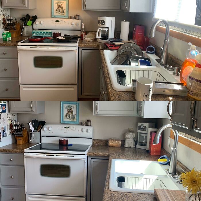 A Clean And Organized Kitchen After Sunday Brunch Is My Happy Place