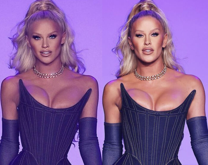 What The Model Posted vs. The Brand