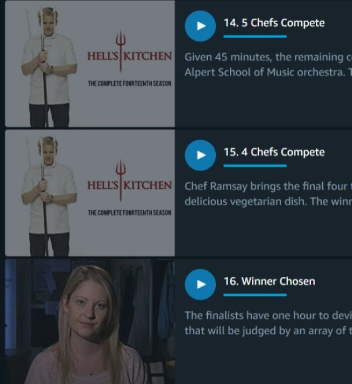 Amazon Prime Video Missed A Thumbnail, Spoils Finale Of Hell's Kitchen