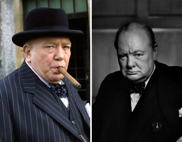 Albert Finney As Winston Churchill In "The Gathering Storm"