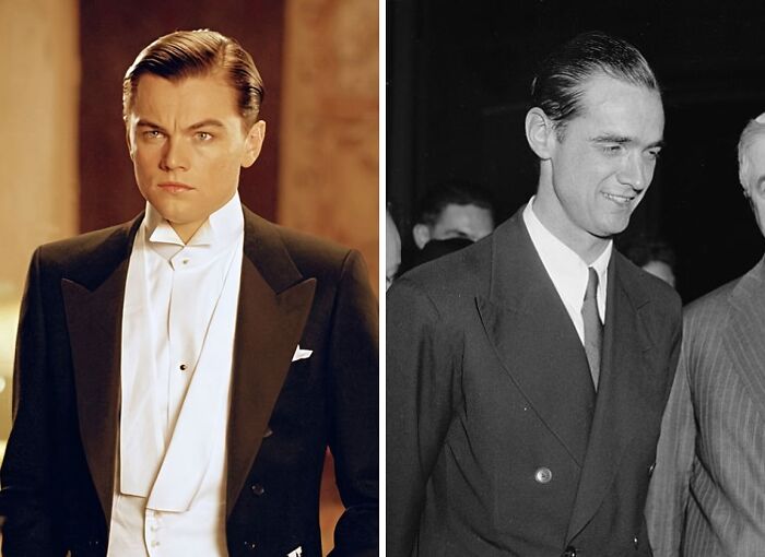 Leonardo Dicaprio As Tycoon Howard Hughes In "The Aviator"