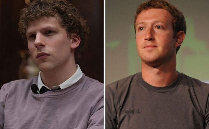 Jesse Eisenberg As Mark Zuckerberg In "The Social Network"