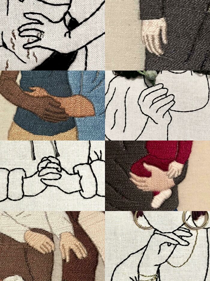 I Just Really Like Embroidering Hands