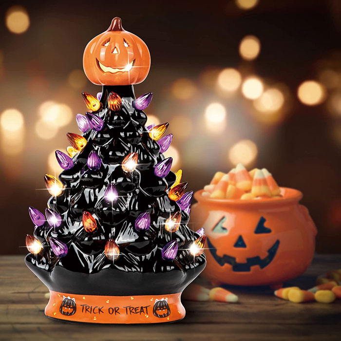 Ceramic Halloween Tree