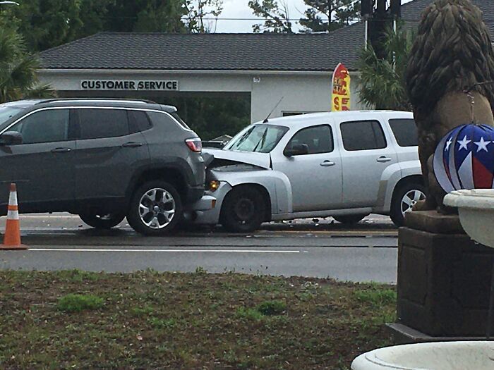 How Grateful I Was That My Cars Safety Features Kicked In And We Were Able To Walk Away With Minor Bruising. How Disappointed I Was Because I Really Loved My Car