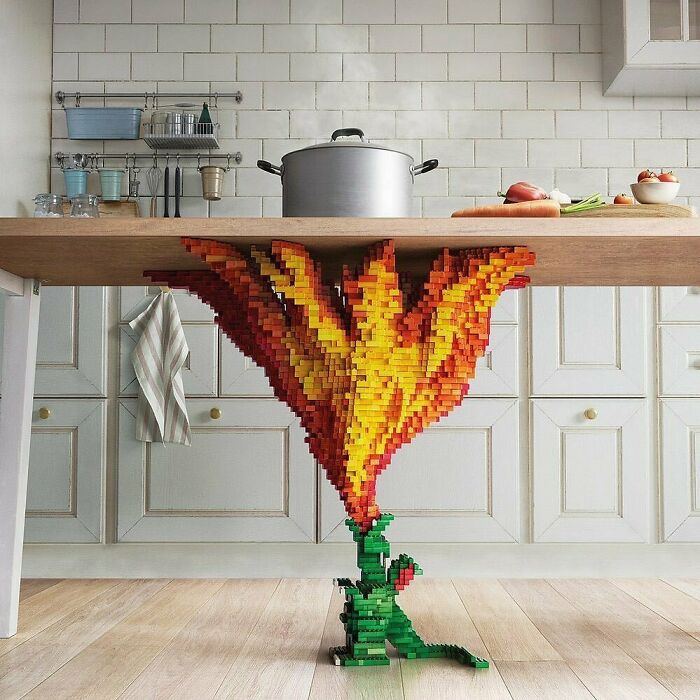 Mesa de dragón de LEGO por Ogilvy