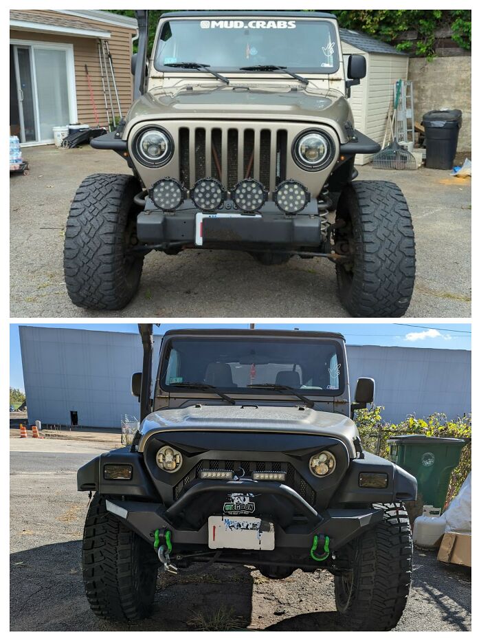 Above Is Before, Bottom Is After