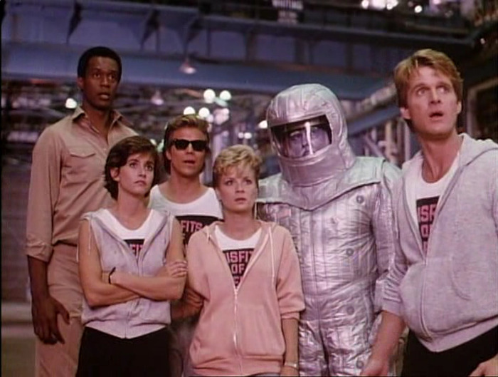 Courteney Cox In Misfits Of Science (1985)