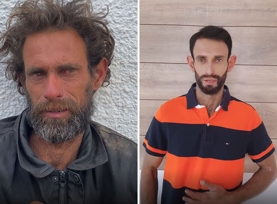 Brazilian Hairdresser Rescues Homeless People, Transforms Them By Giving Them A Second Chance At Life (39 Pics)